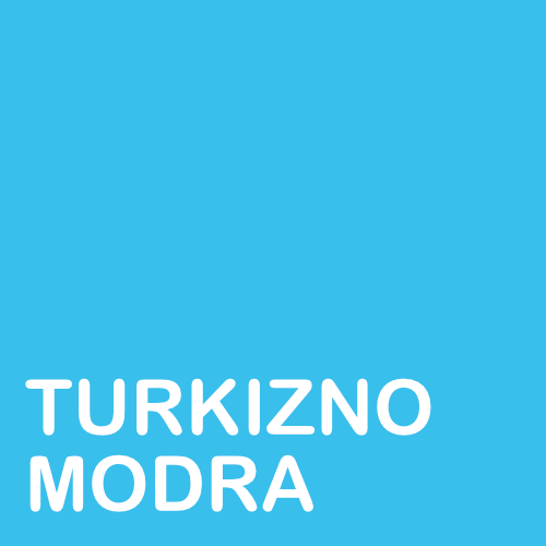 Barve Performance Turkizno modra